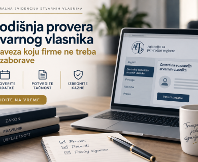 Godišnja provera stvarnog vlasnika u Centralnoj evidenciji stvarnih vlasnika
