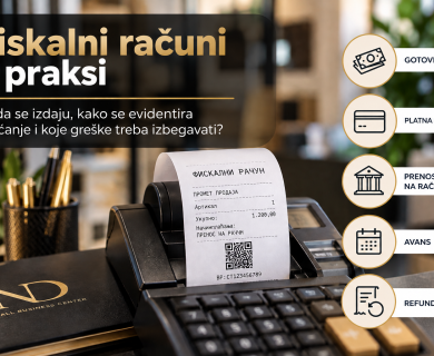 Fiskalni računi u praksi – načini plaćanja, avansi i refundacije
